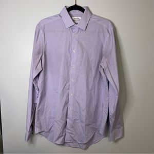 Calvin Klein slim fit Long Sleeve Button Up